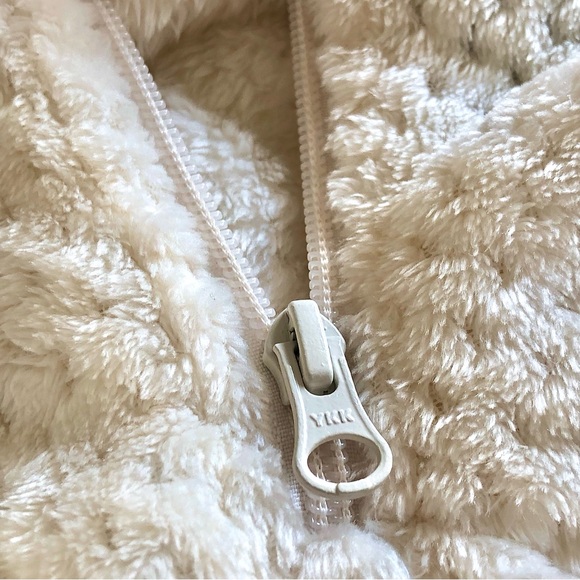 *NWT* COLUMBIA Cream Sherpa Fleece Quarter-Zip Sweater – Women's S - Picture 4 of 11